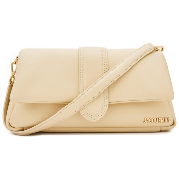 τσάντα jacquemus 231ba052-3073 κίτρινο φυσικό δέρμα/grain