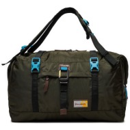 σάκος discovery duffel bag d00730.11 πράσινο υφασμα/-ύφασμα