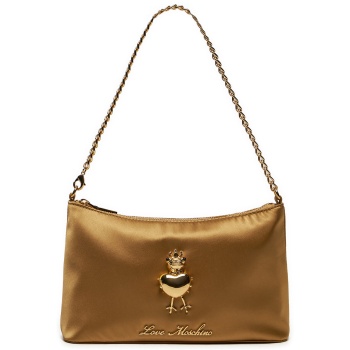 τσάντα love moschino jc4030pp1llc212a χρυσό ύφασμα - ύφασμα σε προσφορά