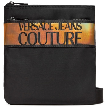 τσαντάκι versace jeans couture 75ya4b96 μαύρο ύφασμα  σε προσφορά