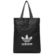 τσάντα adidas adicolor classic shopper bag it7593 μαύρο ύφασμα - ύφασμα