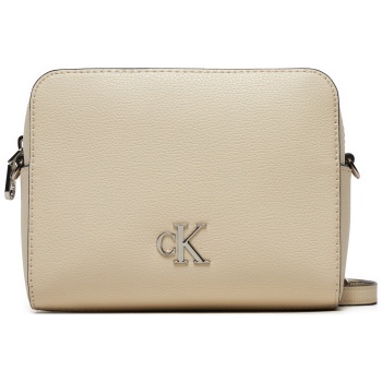 τσάντα calvin klein minimal monogram k60k612719 μπεζ σε προσφορά