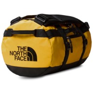 σάκος the north face base camp duffel nf0a52ss4wp1 κίτρινο ύφασμα - ύφασμα
