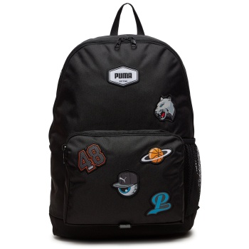 σακίδιο puma patch backpack 090344 01 μαύρο ύφασμα - ύφασμα σε προσφορά