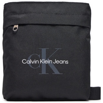 τσαντάκι calvin klein jeans k50k512009 μαύρο ύφασμα - ύφασμα σε προσφορά