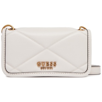 τσάντα guess clian (qb) hwqb91 91780 εκρού απομίμηση σε προσφορά