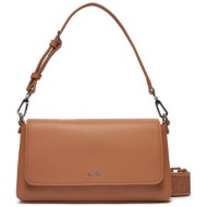 τσάντα calvin klein ck must convertible k60k612902 καφέ απομίμηση δέρματος/-απομίμηση δέρματος