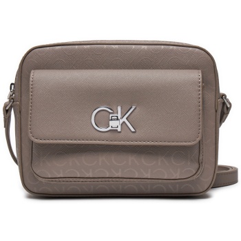 τσάντα calvin klein re lock camera k60k612676 γκρι σε προσφορά