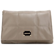 τσάντα monnari torimp0-24z-bag4030-k015d000 μπεζ απομίμηση δέρματος/-απομίμηση δέρματος