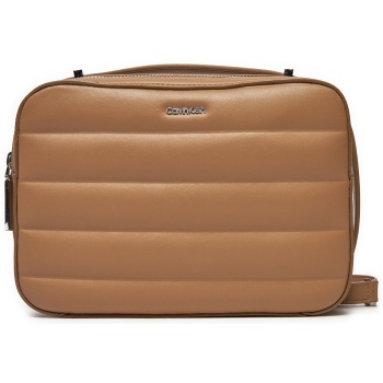 τσάντα calvin klein k60k612114 καφέ απομίμηση σε προσφορά