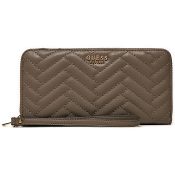 μικρό πορτοφόλι γυναικείο guess swqg95 08146 καφέ απομίμηση