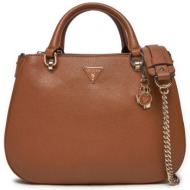 τσάντα guess hwbg95 19090 μαύρο απομίμηση δέρματος/-απομίμηση δέρματος