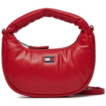 τσάντα tommy jeans tjw pillow mini hobo aw0aw16976 κόκκινο