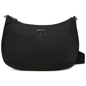 τσάντα guess hweyg8 39501 μαύρο ύφασμα - ύφασμα σε προσφορά
