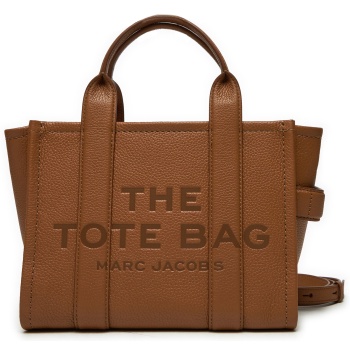 τσάντα marc jacobs h009l01sp21 καφέ φυσικό δέρμα - grain