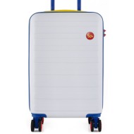 βαλίτσα καμπίνας semi line t5842-1 λευκό υλικό - abs