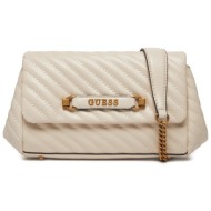 τσάντα guess hwqb94 95210 εκρού απομίμηση δέρματος/-απομίμηση δέρματος
