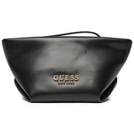 τσαντάκι καλλυντικών guess twev95 35005 μαύρο απομίμηση δέρματος/-απομίμηση δέρματος