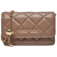 τσάντα valentino ocarina vbs3kk52r μπεζ απομίμηση δέρματος/-απομίμηση δέρματος