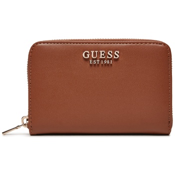 μικρό πορτοφόλι γυναικείο guess laurel swvc85 00140 καφέ σε προσφορά