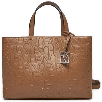 τσάντα armani exchange 942646 cc793 14949 καφέ απομίμηση