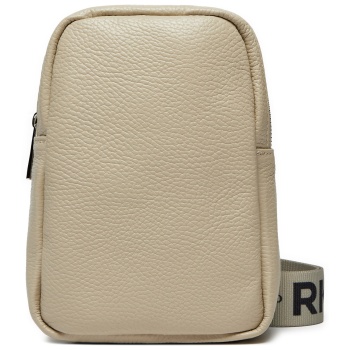 σακίδιο ryłko r40795tb μπεζ φυσικό δέρμα - grain leather