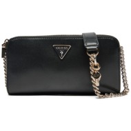 τσάντα guess hwvg94 93120 μαύρο απομίμηση δέρματος/-απομίμηση δέρματος