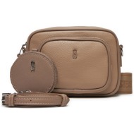 τσάντα steve madden billite sm13001518 μπεζ απομίμηση δέρματος/-απομίμηση δέρματος
