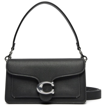 τσάντα coach tabby ch857 μαύρο φυσικό δέρμα - grain leather
