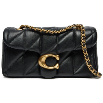 τσάντα coach tabby cp149 μαύρο φυσικό δέρμα - grain leather