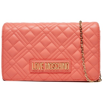 τσάντα love moschino jc4079pp1mla0464 κοραλλί απομίμηση