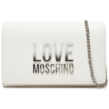 τσάντα love moschino jc4260pp0mkd0100 λευκό απομίμηση