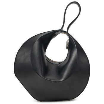 τσάντα patrizia pepe 8b0046/l047 μαύρο φυσικό δέρμα - grain σε προσφορά