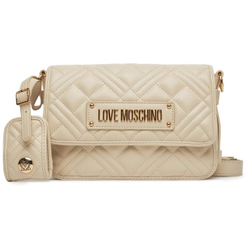 τσάντα love moschino jc4210pp0mla0110 μπεζ απομίμηση