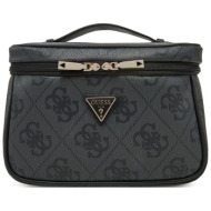 τσαντάκι καλλυντικών guess twob86 88039 μαύρο απομίμηση δέρματος/-απομίμηση δέρματος