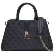 τσάντα guess hwsg96 29060 μαύρο απομίμηση δέρματος/-απομίμηση δέρματος