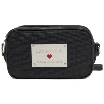 τσάντα love moschino jc4204pp1mln100a μαύρο ύφασμα - ύφασμα