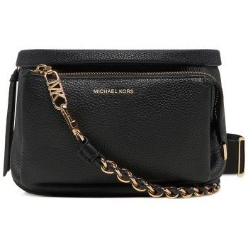 τσάντα michael kors 30s4g04m8l μαύρο φυσικό δέρμα - grain σε προσφορά