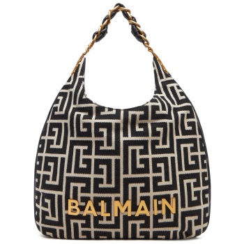 τσάντα balmain dn0bt929tjqx μαύρο ύφασμα - ύφασμα σε προσφορά