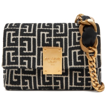 τσάντα balmain dn1bj796tjna μαύρο ύφασμα - ύφασμα σε προσφορά