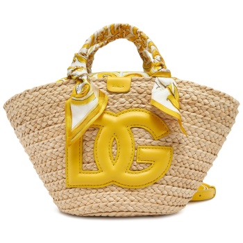 τσάντα dolce&gabbana bb7695 av860 μπεζ υλικό - άχυρο σε προσφορά