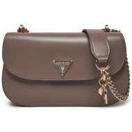 τσάντα guess hwvg94 93210 καφέ απομίμηση δέρματος/-απομίμηση δέρματος