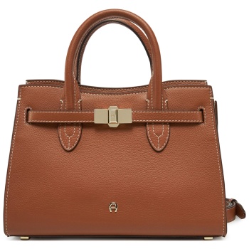 τσάντα aigner farah m 133008 καφέ φυσικό δέρμα - grain σε προσφορά