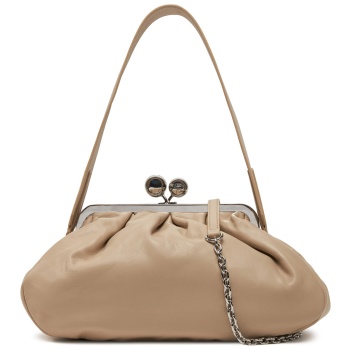 τσάντα weekend max mara cubico 2515511024600 καφέ φυσικό