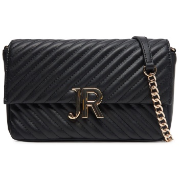 τσάντα john richmond rwp25501bo μαύρο φυσικό δέρμα - grain σε προσφορά