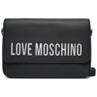 τσάντα love moschino jc4023pp1mkd000b μαύρο απομίμηση δέρματος/-απομίμηση δέρματος
