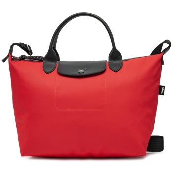 τσάντα longchamp l1515hsr κόκκινο ύφασμα - ύφασμα