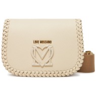 τσάντα love moschino jc4125pp1mlj0110 μπεζ απομίμηση δέρματος/-απομίμηση δέρματος