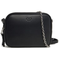 τσάντα weekend max mara 2515511154650 μαύρο φυσικό δέρμα - grain leather