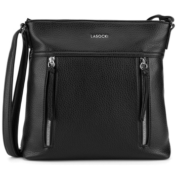 τσάντα lasocki lsk-l-004-07 μαύρο yλικό - πολυουρεθάνη σε προσφορά